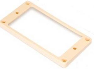 Parts Planet MT20 F CR Mascherina Slanted in plastica per pick up Humbucker Crema Manico